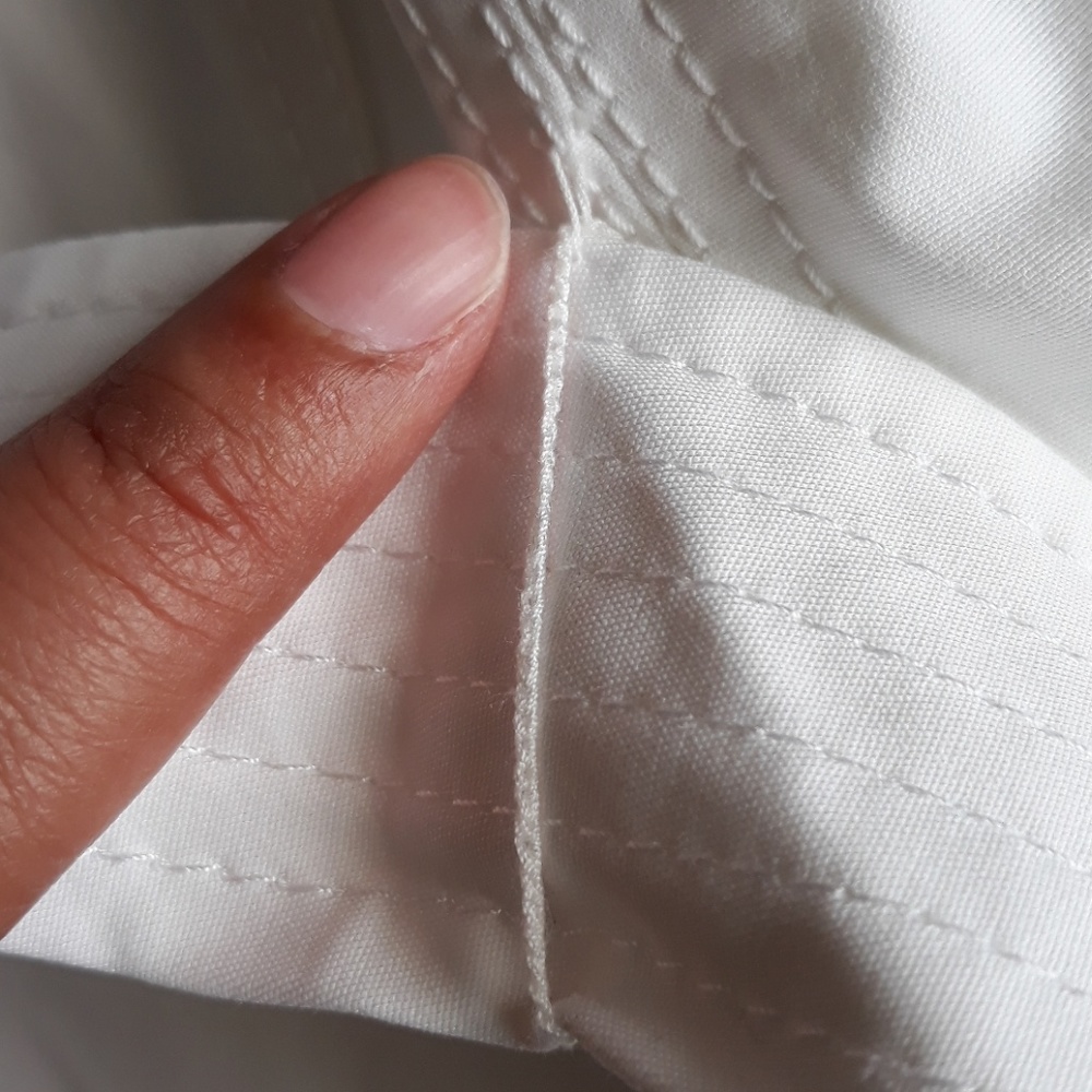 Lafayette 148 White Belted Full Zip Dress Sz 4 - Picture 8 of 8